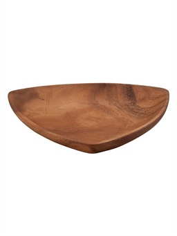 Wooden Triangular Serving Plate Small