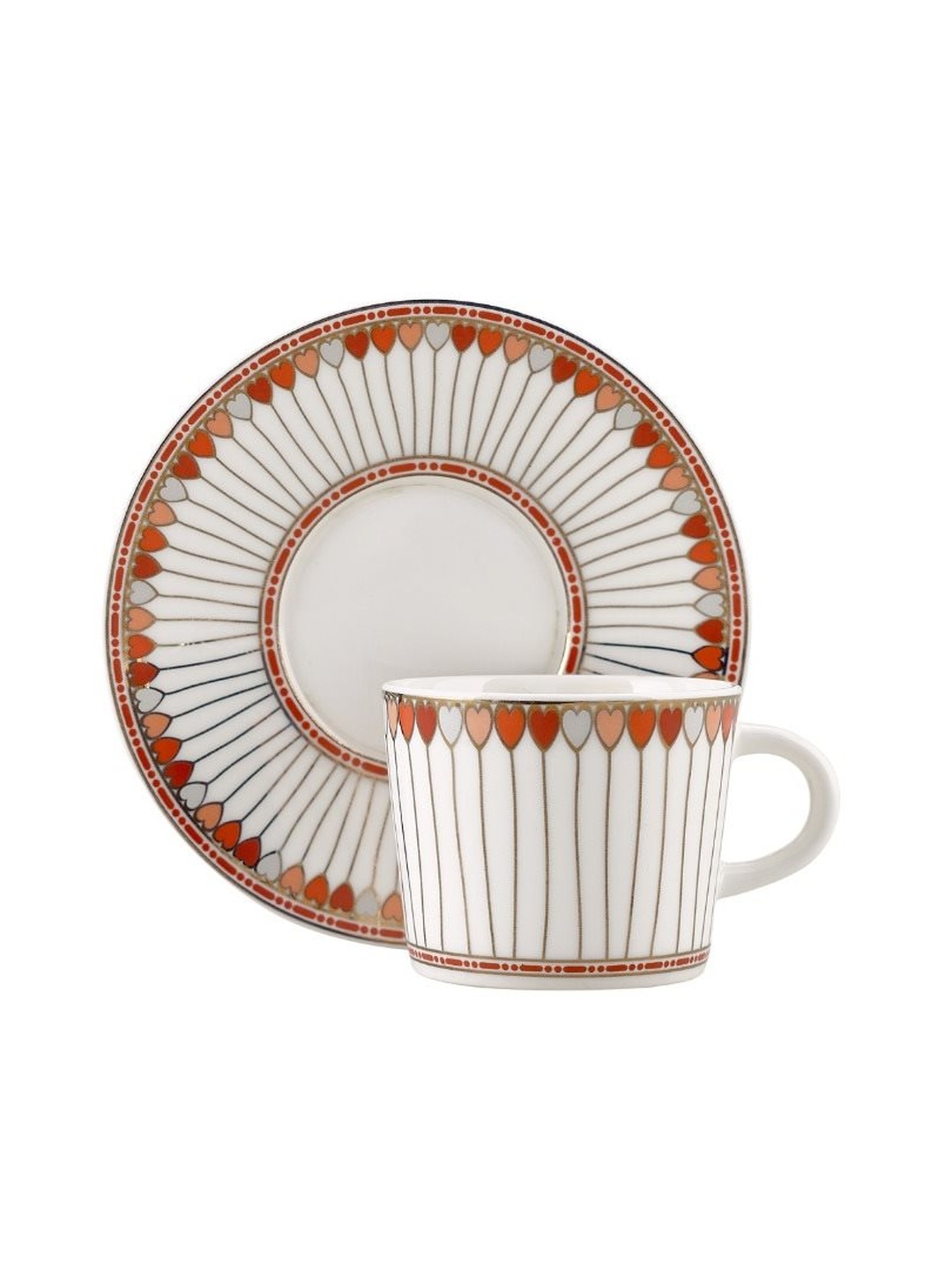 HEARTS PORSELEN ESPRESSO FINCANI