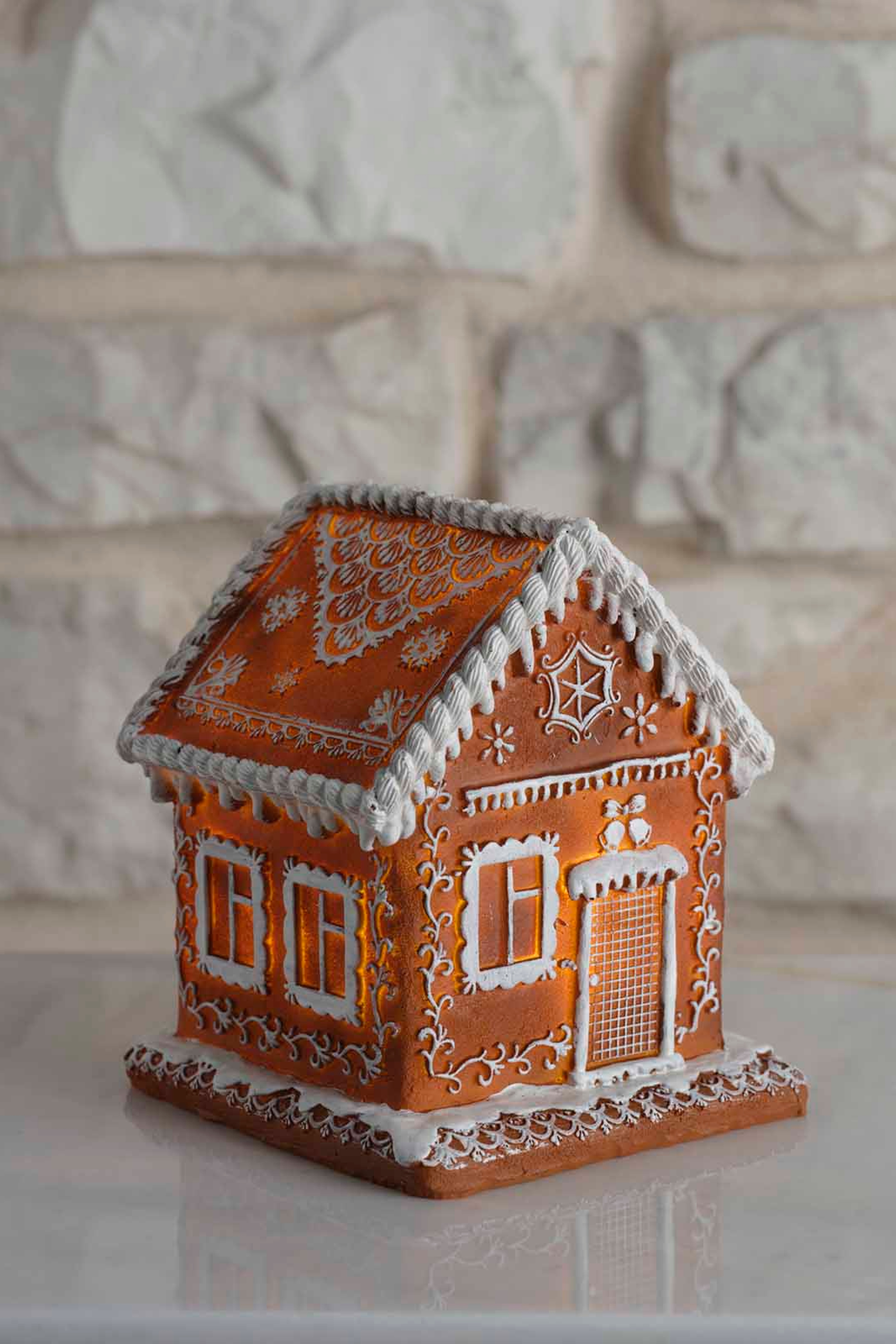 GINGERBREAD EV DEK.OBJE ISIKLI
